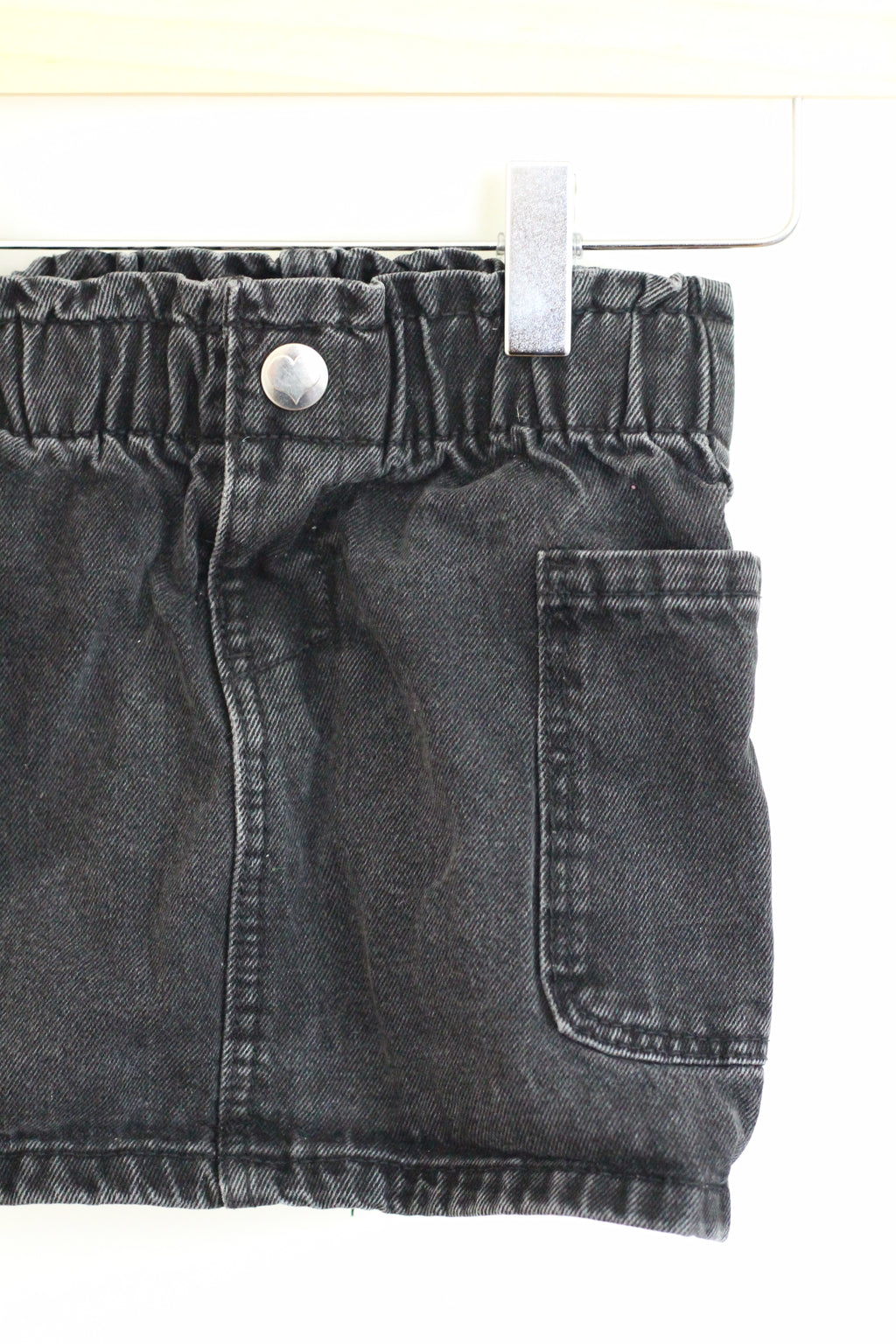 Denim Co. Faded Black Skirt - size - 2 - 3 years