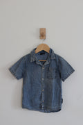 Little Bipsy Chambray Button Down Shirt - size 3t - 4t