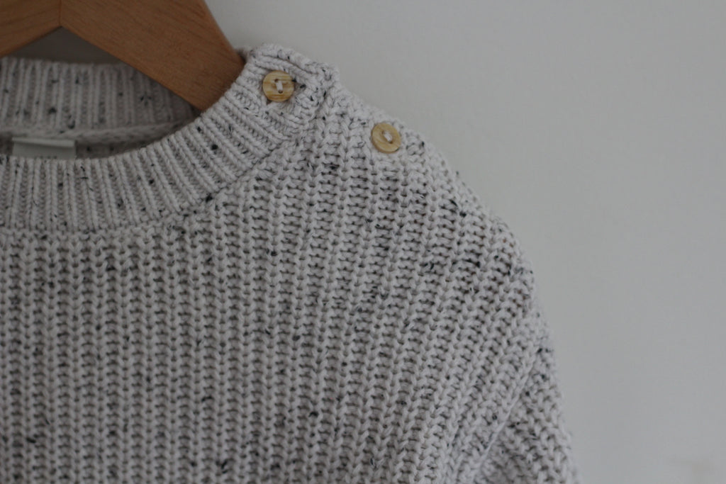 H&M Speckled Knit Sweater - size 18 months