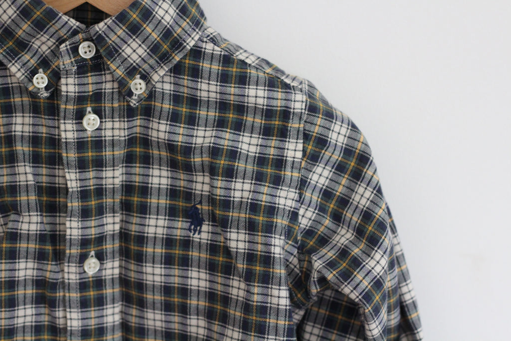 Ralph Lauren Plaid Long Sleeve Button Down - size 2t