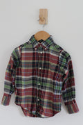 Ralph Lauren Plaid Button Down Shirt - size 2t