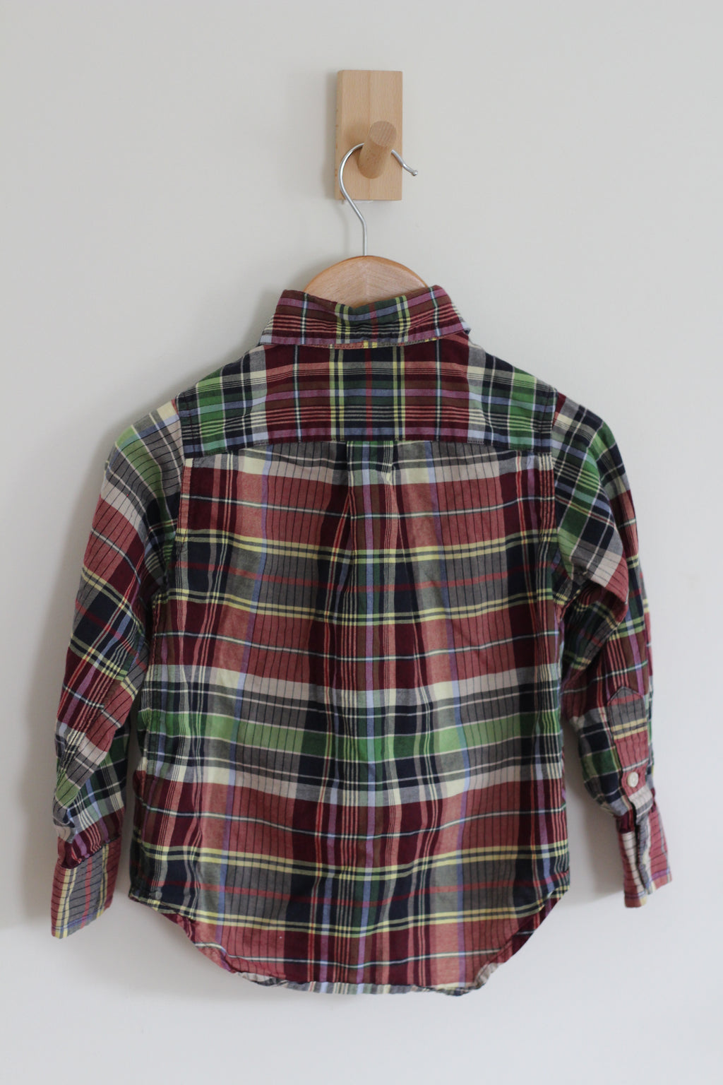 Ralph Lauren Plaid Button Down Shirt - size 2t