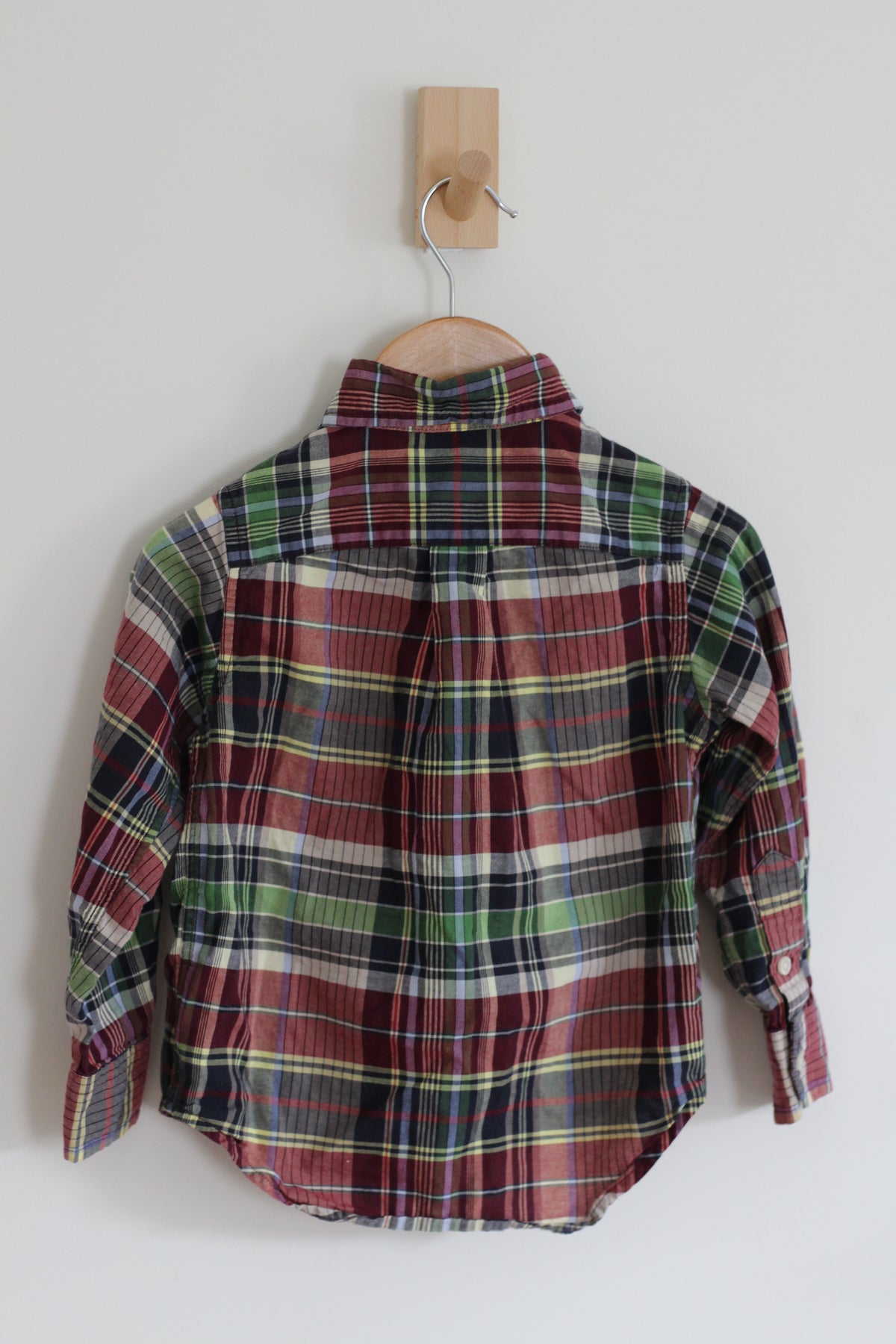 Ralph Lauren Plaid Button Down Shirt - size 2t