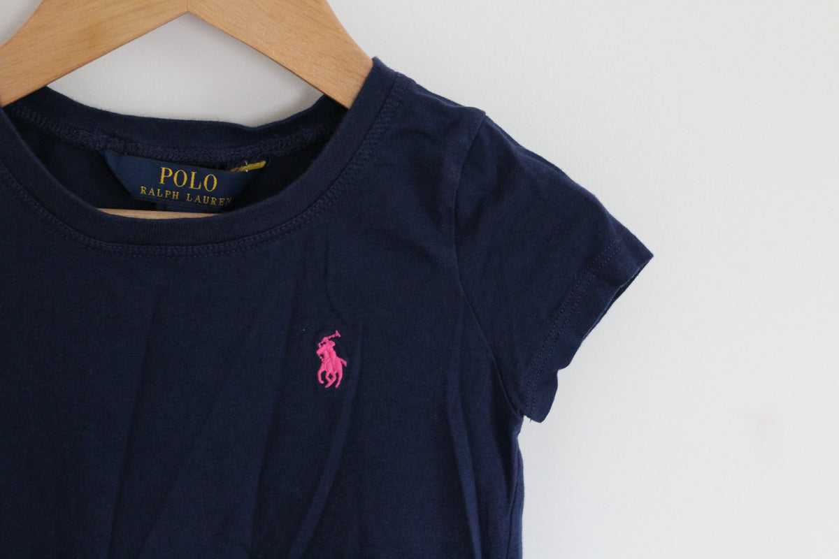 Polo Ralph Lauren Girls Ruffle Peplum Tee - size 3t