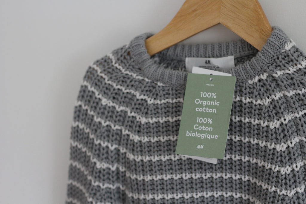NWT H&M Striped Knit Sweater - size 5T / 6