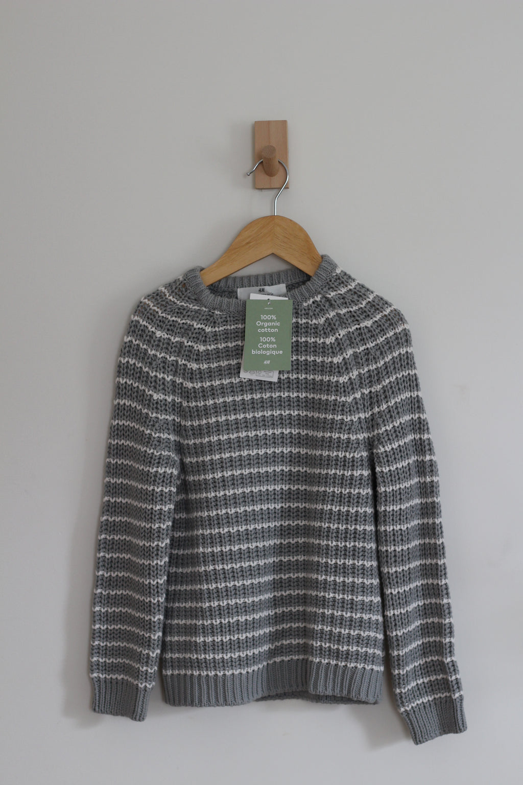 NWT H&M Striped Knit Sweater - size 5T / 6