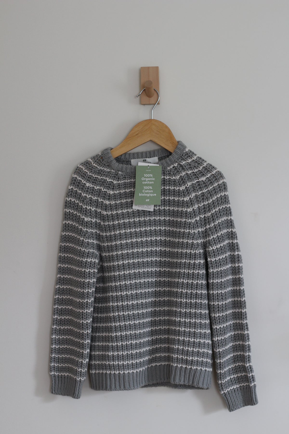 NWT H&M Striped Knit Sweater - size 5T / 6