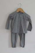 Baby Gap Grey Long Sleeve + Pant Set - size 18 - 24 months