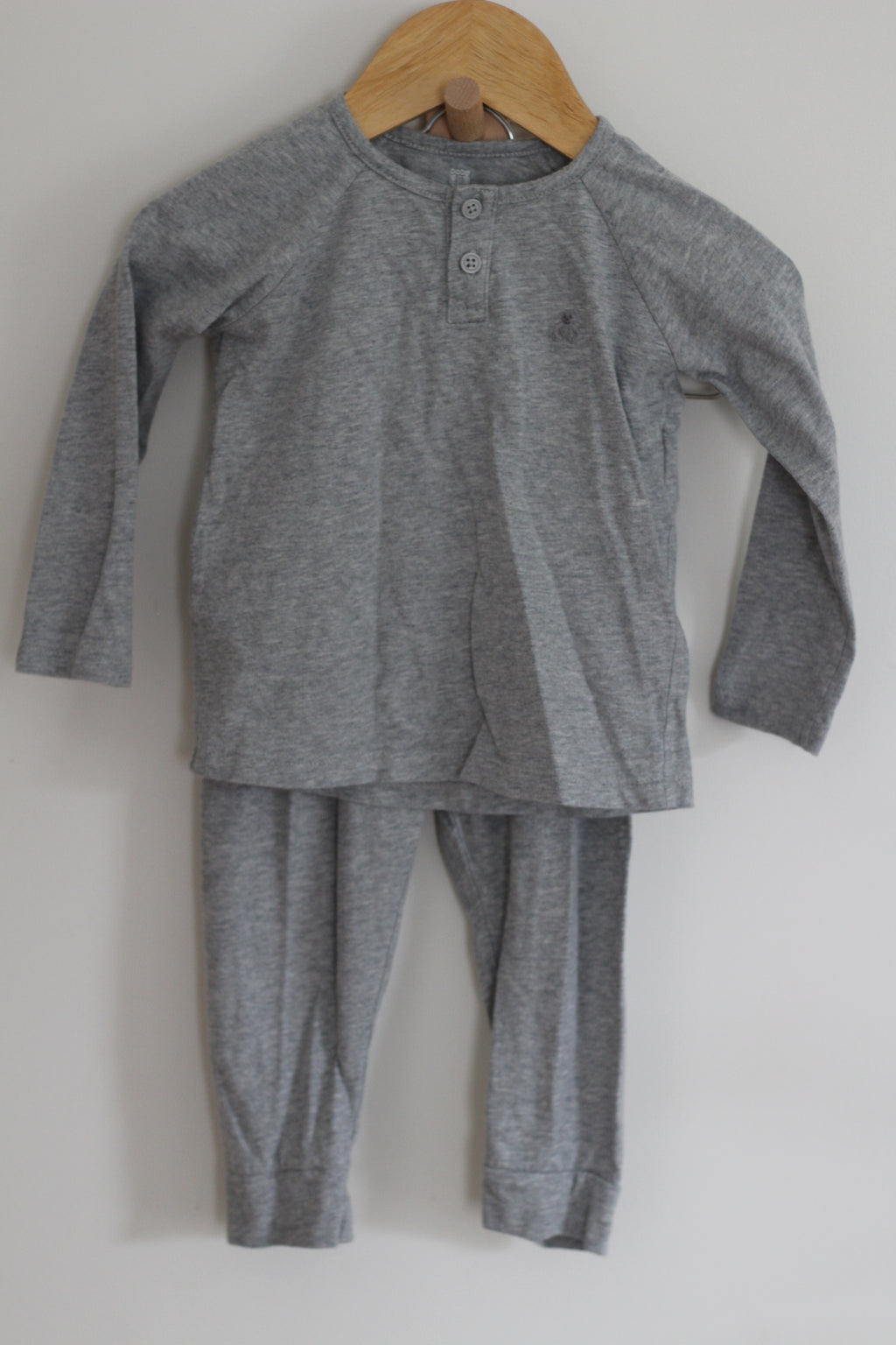 Baby Gap Grey Long Sleeve + Pant Set - size 18 - 24 months