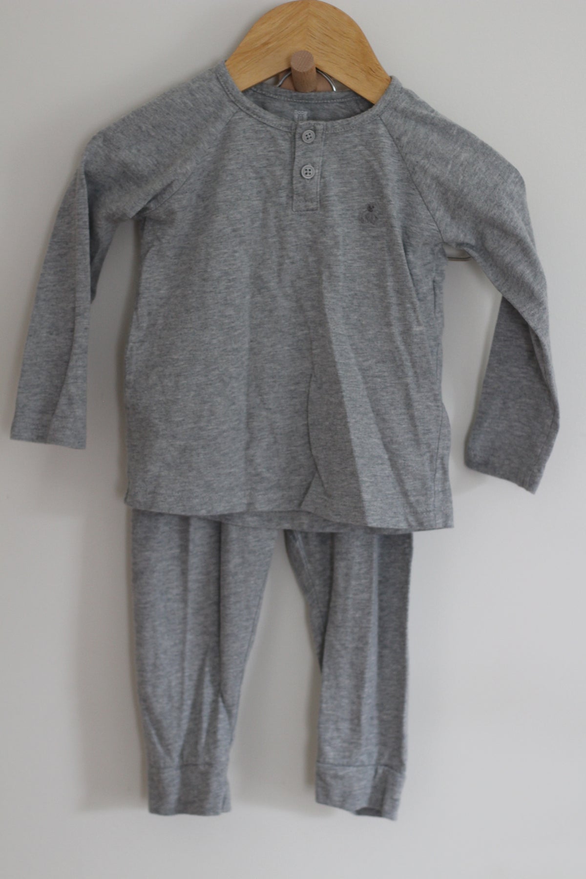 Baby Gap Grey Long Sleeve + Pant Set - size 18 - 24 months