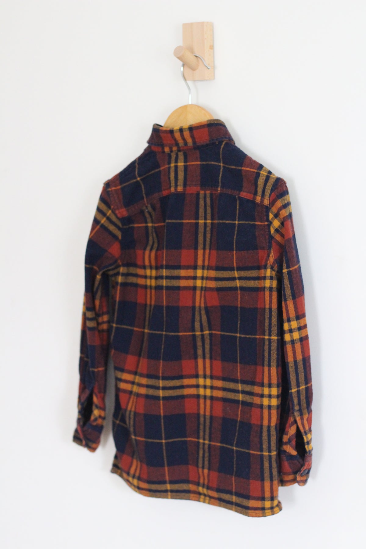 Gap Kids Harvest Plaid Flannel Shirt - size small, 6 - 7