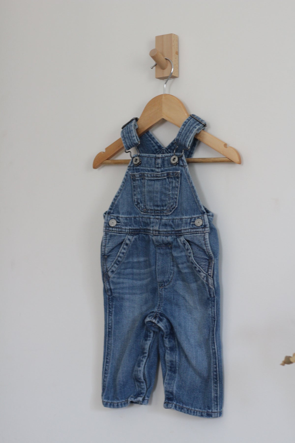 Gap Denim Overalls - size 3 - 6 months