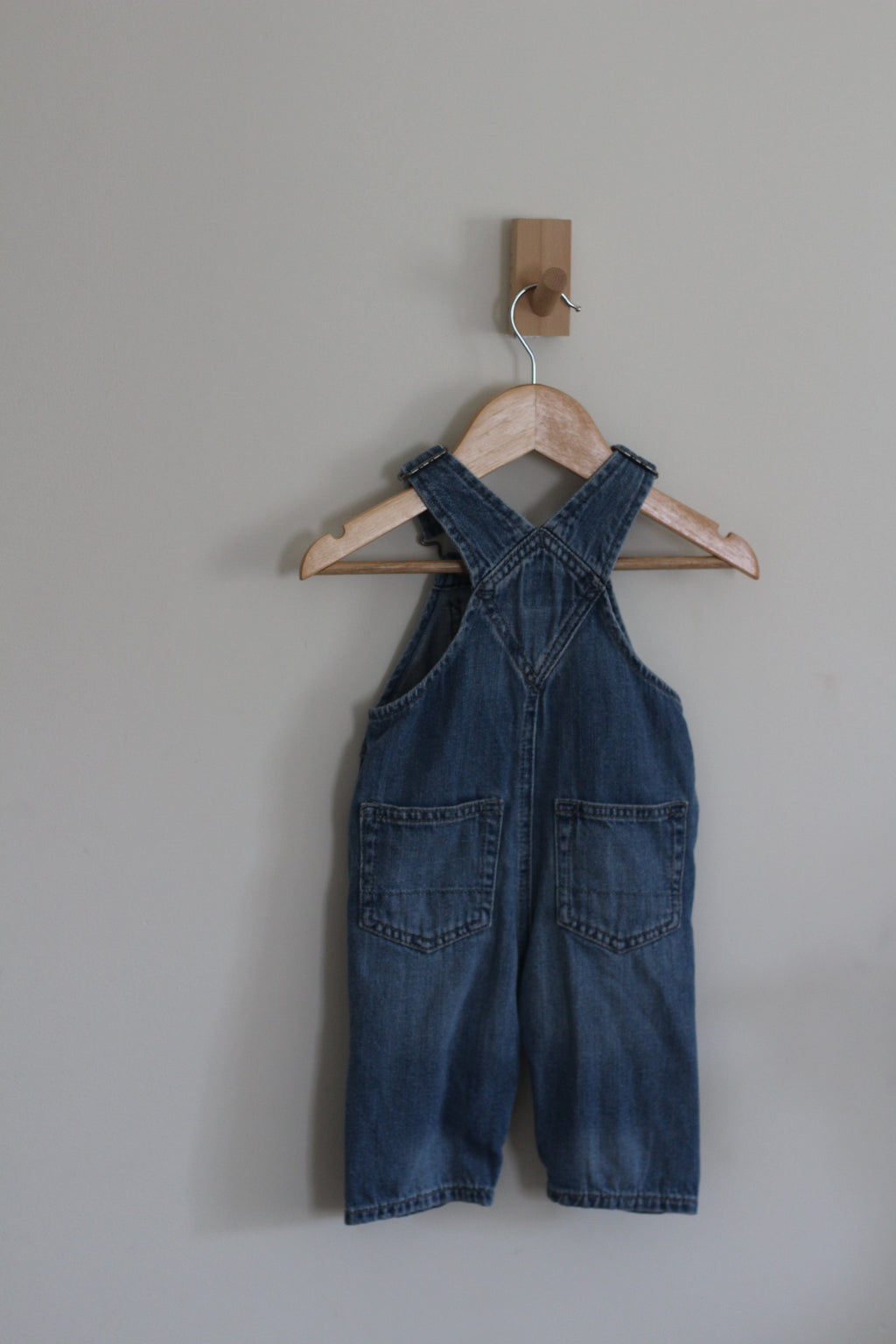 Gap Denim Overalls - size 3 - 6 months