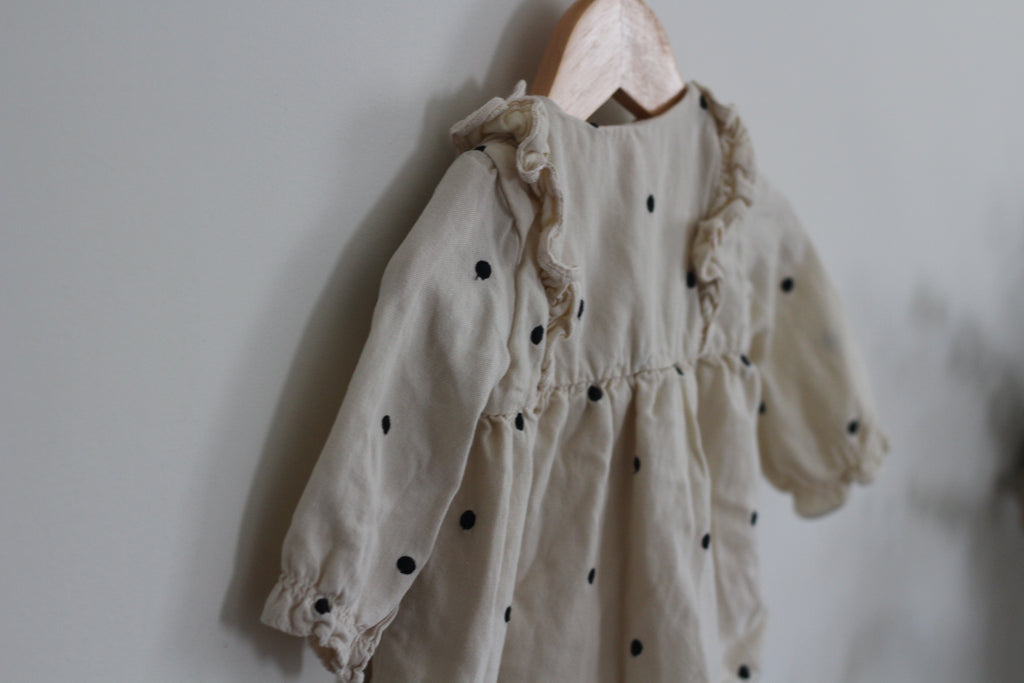 Zara Polka Dot Dress - size 3 - 6 months