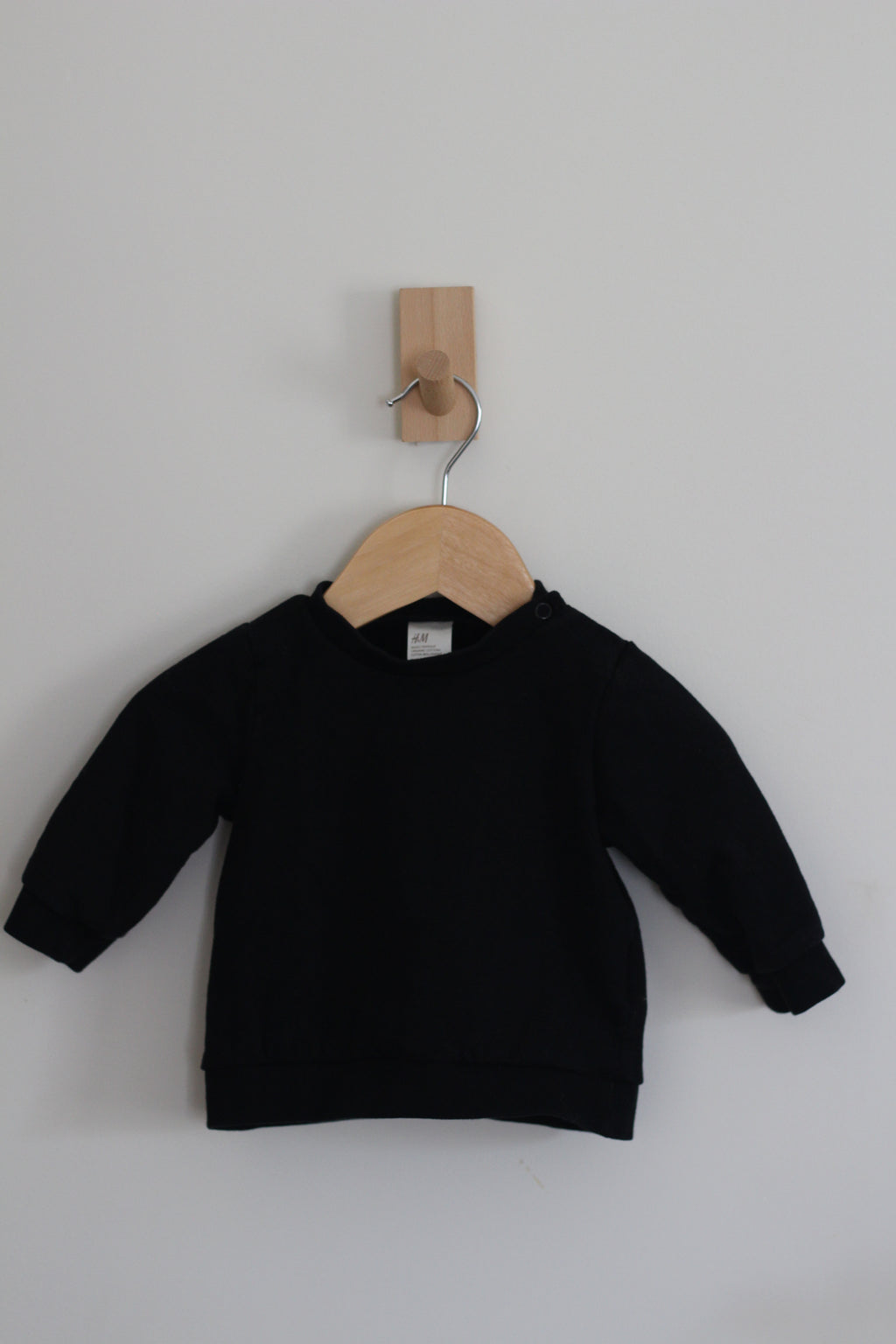 H&M Long Sleeve Basic Shirt - 6 months