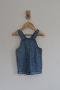Little Co. by Lauren Conrad 100% Organic Cotton Denim Short Overalls - size 12 months